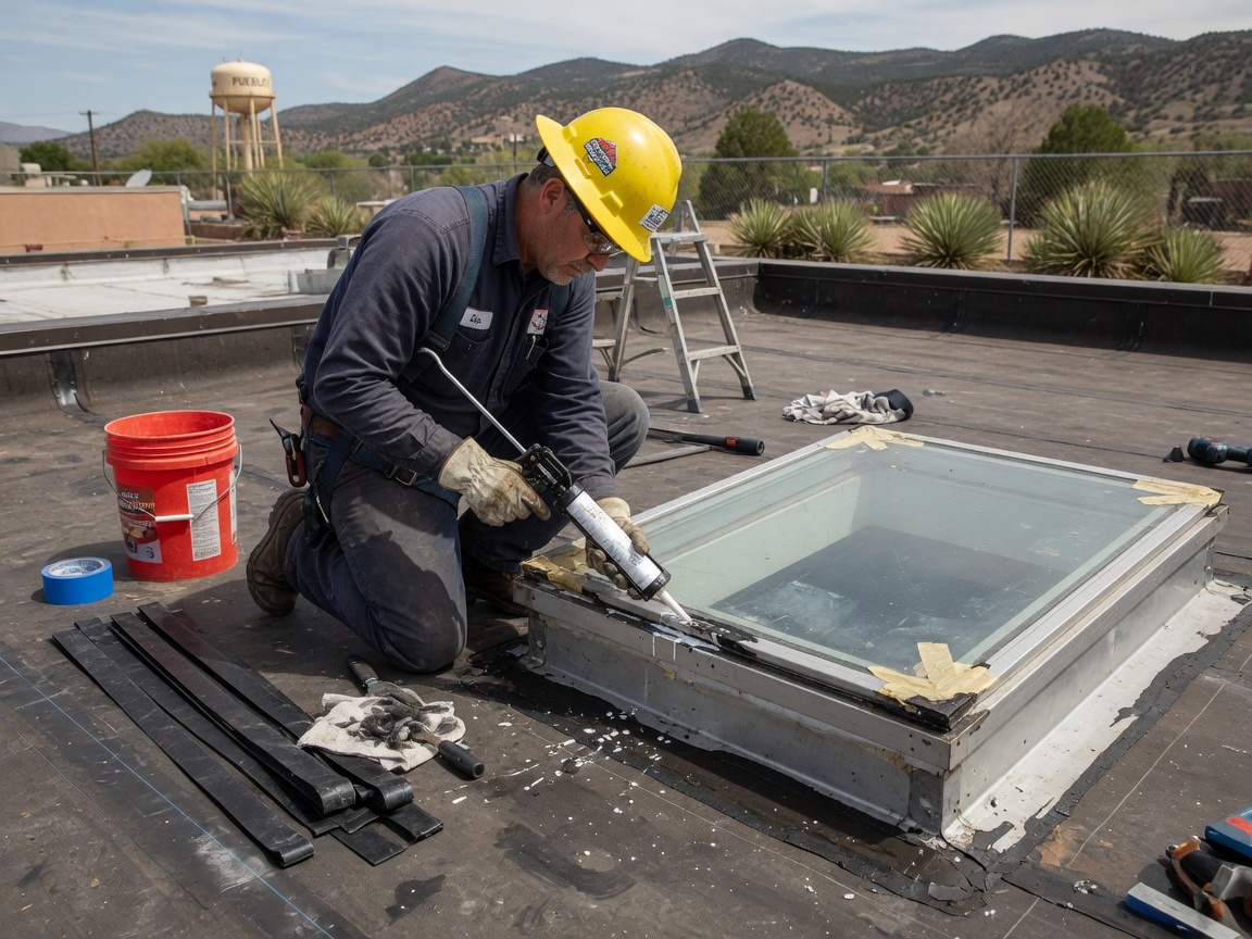 Roofing in Downtown Pueblo